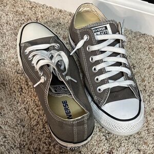 Converse All Star Gray Canvas Sneakers Women’s Size 7
